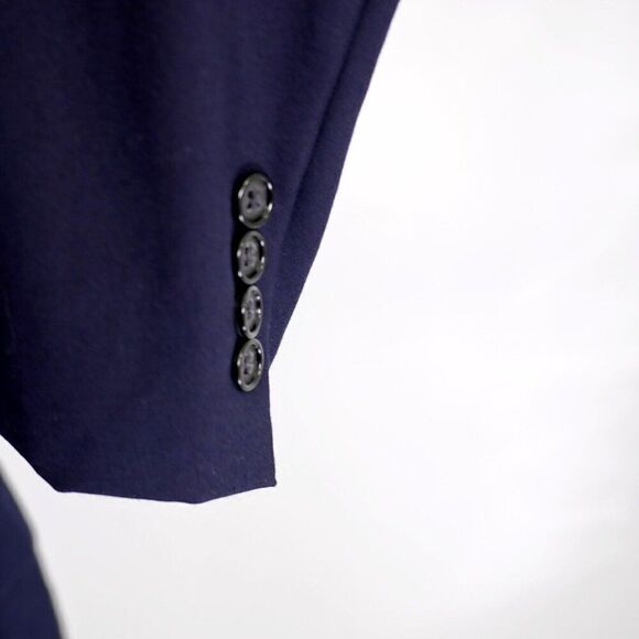 Hickey Freeman‎ Worsted Wool Cashmere Blue 42R Milburn Blazer 2 Button - Picture 3 of 11